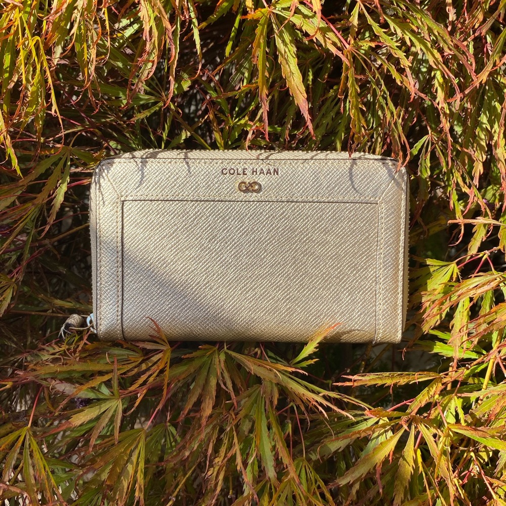 COPY - Cole Haan Gold Wallet